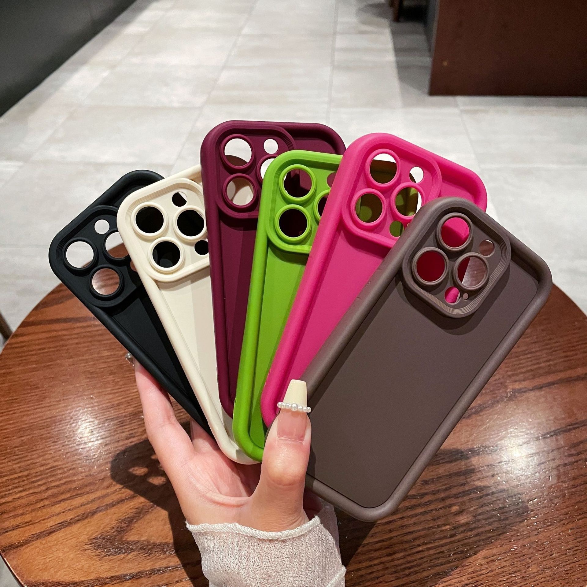 In Stock Colorful TPU Phone Case for iPhone 16 15 14 13 12 11 Pro Max Low Price Mobile Phone Cover for iPhone 8 XR/XS