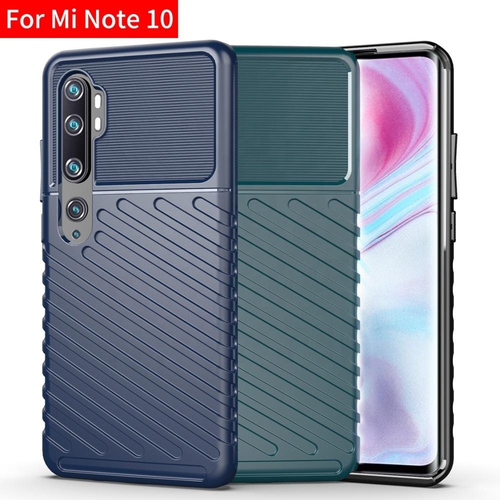 Slim Fit TPU Phone Case for mi note 10 micro matte touch phone accessories for xiaomi note 10