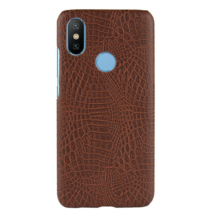 Luxury Pc Croco Leather Mobile Phone Case For Xiaomi Redmi S2,For Redmi Y2 Cover Case With Crocodile Face