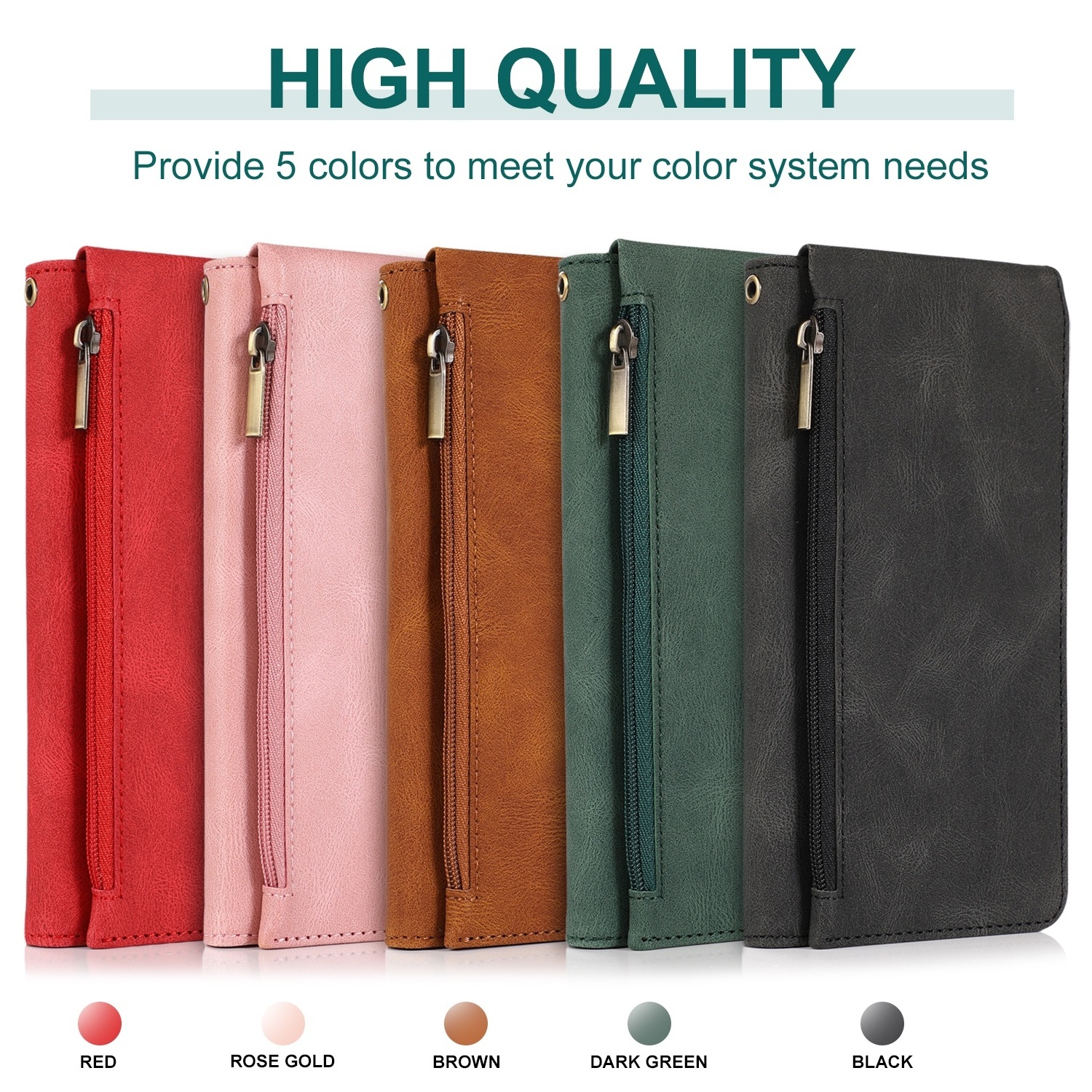 Premium Soft Back Cover Genuine Leather Phone Case Flip Wallet Magnetic Mobile Phone Case with Card Slot for iPhone 11/Xs/Xr/8/7