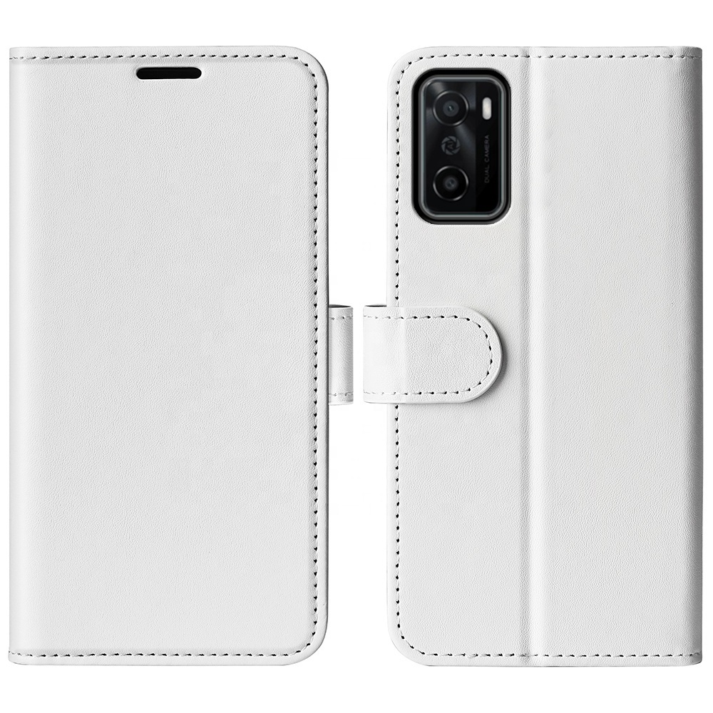 Real leather phone case Wallet credit card holder back cover cellphone case for OPPO A55s 5G/Reno 7 Se 5G