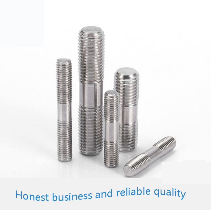 High Strength Double Head Bolt Plain Thin Rod Double Head Screw Stud Bolt