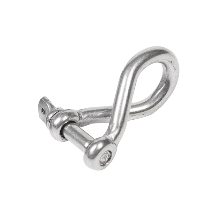 High quality Marine Hardware Stainless Steel Safety Screw Pin Twist Shackles