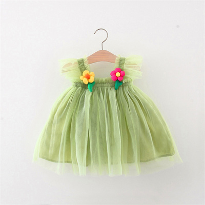 Baby Girls Tutu Dress Infant Tulle Sleeveless Princess Flower Girls' Dresses