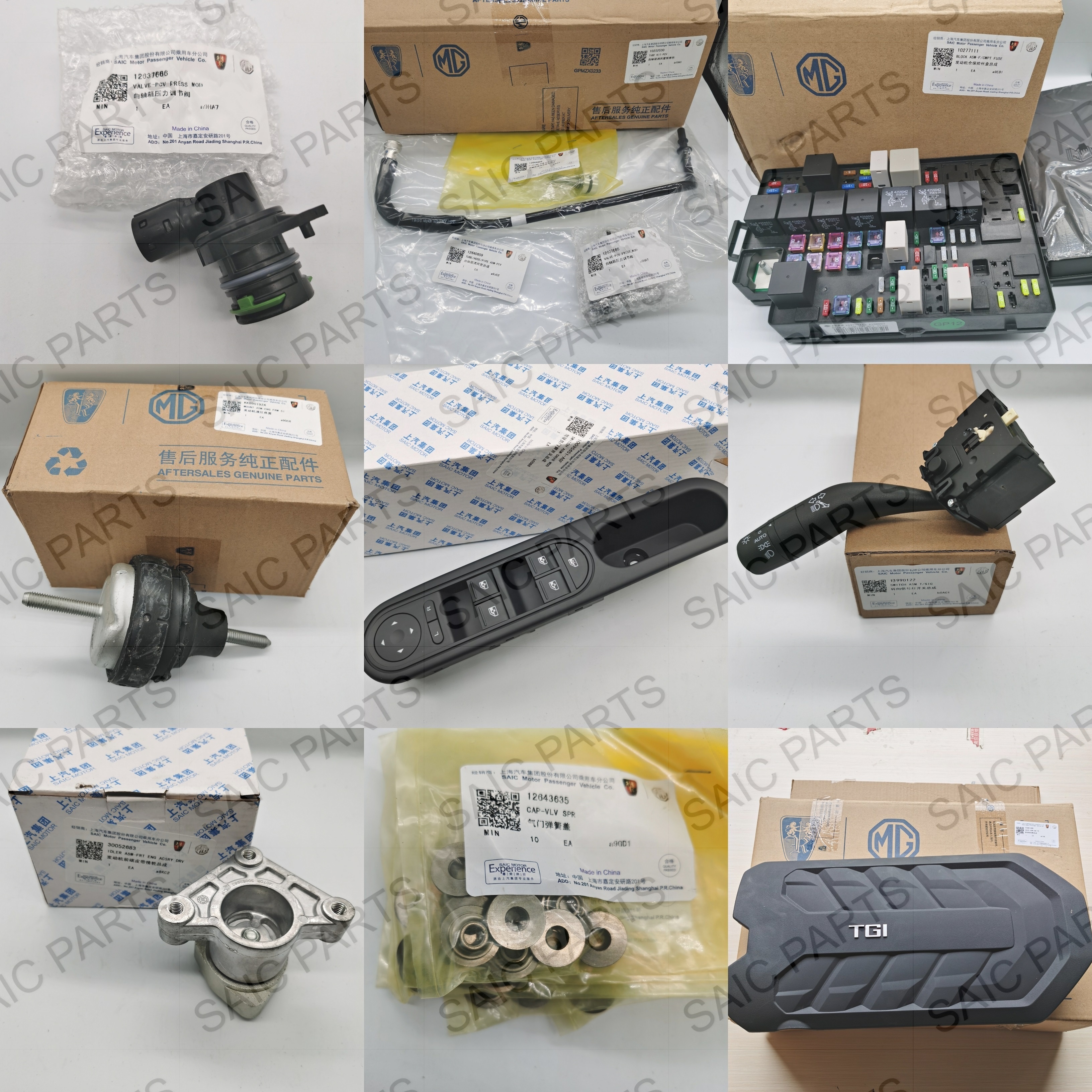 Online European Auto Car Accessories Spare Parts Genuine Package SAIC MG6 2021 Wholesale China with All Range