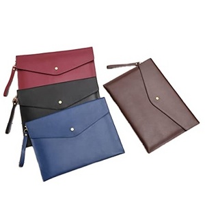 A4 Real Leather Multifunction Portfolio Envelope File Holder for Paper Document Stationery Organizer and Tablet Case PC Sleeve