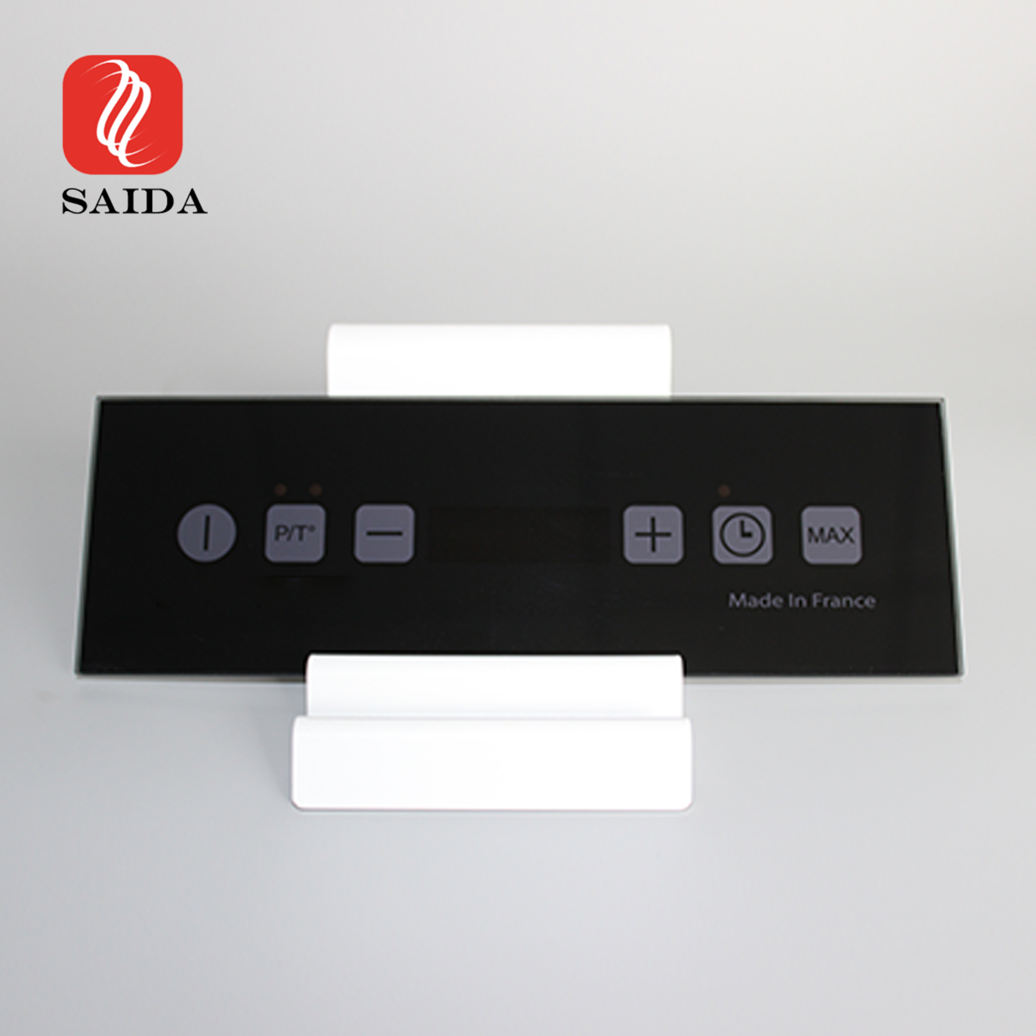 Custom design UV resistant printing tempered glass screen protector cover glass panel for charging pile