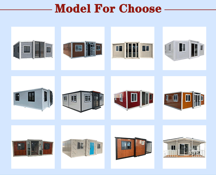 40ft modular houses portable prefab home expandable container house 40 ft with 2 bedrooms