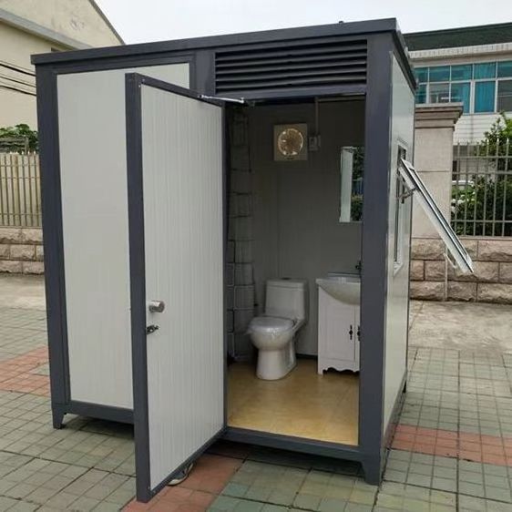 Ready To Use Prefab House Public Outdoor Bathroom Mobile Portable Toilet And Showers For Camping