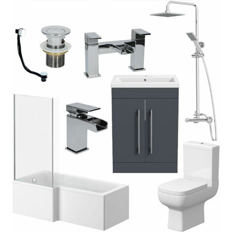 New Design Flexible Shower And Toilet Integrated Unit Portable Prefabricated Bathroom All In One Bathroom Aluminum Complete Kit