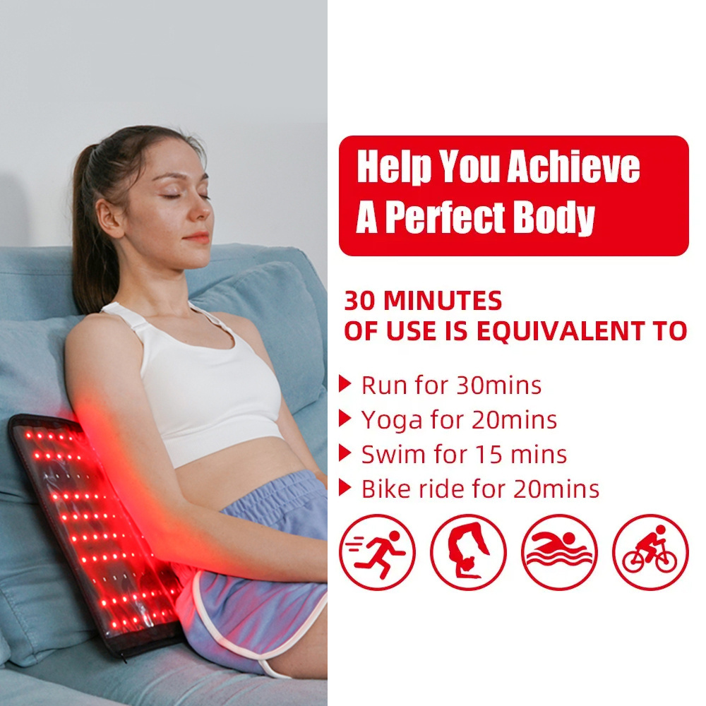 Gym Home Body Care Red Light Pad Dimming Device 660nm 850nm Health Light Therapy LED Wrap Red Light Belt