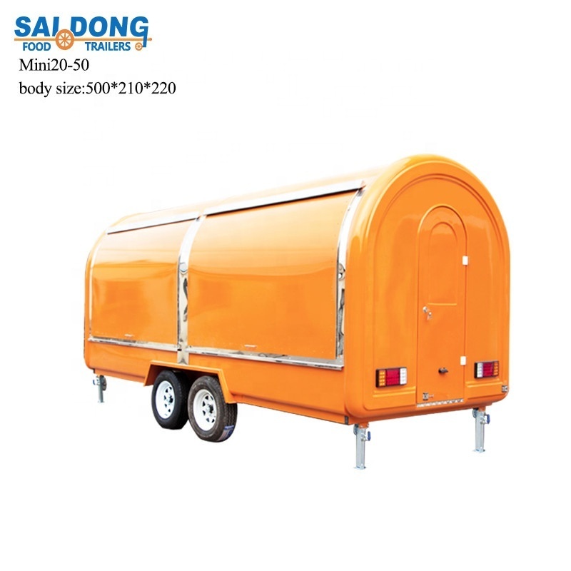 Popular & Best Price Mobile Used Food Carts/mobile Hot Dog Cart/mobile Food Truck for Sale Customized Mobile Restaurant 1 Set