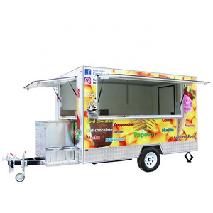 Breakfast Trailer Churros Cart Food Vending COFFEE Cart Large Food Carts