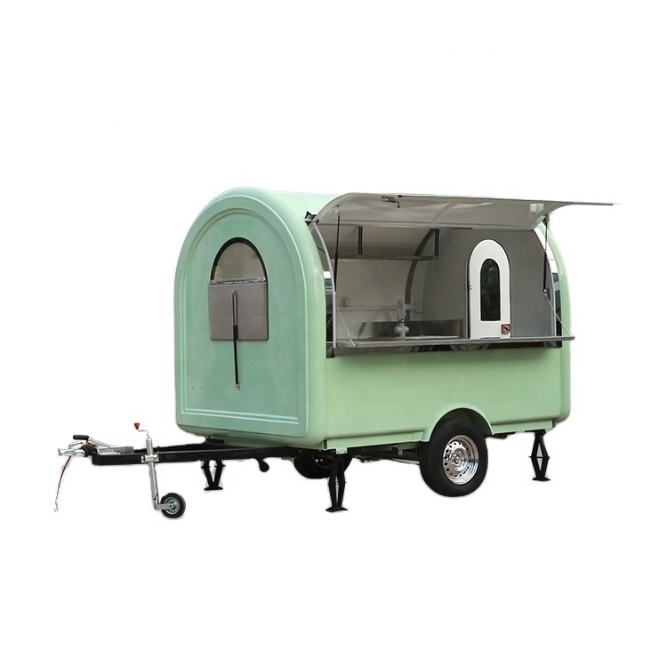 Shanghai mobile manufacturer customized  Food Trailer Food cooking van/Food Van Takeaway Trailer