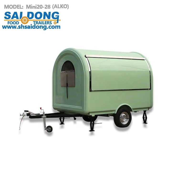 Shanghai mobile manufacturer customized  Food Trailer Food cooking van/Food Van Takeaway Trailer