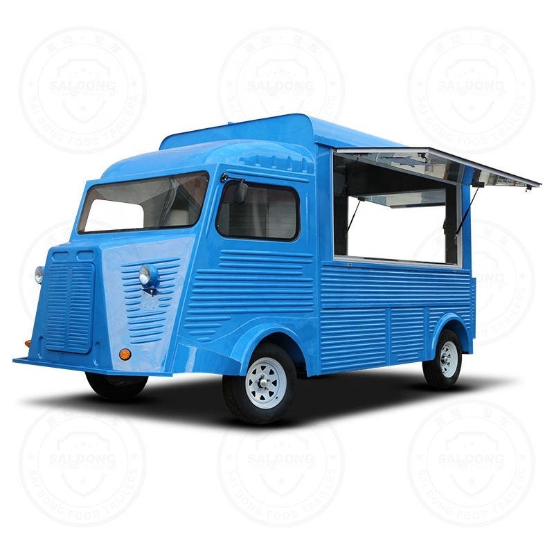 HY-45  burger truck mobile ice cream food trailer hairdressing salon for sales