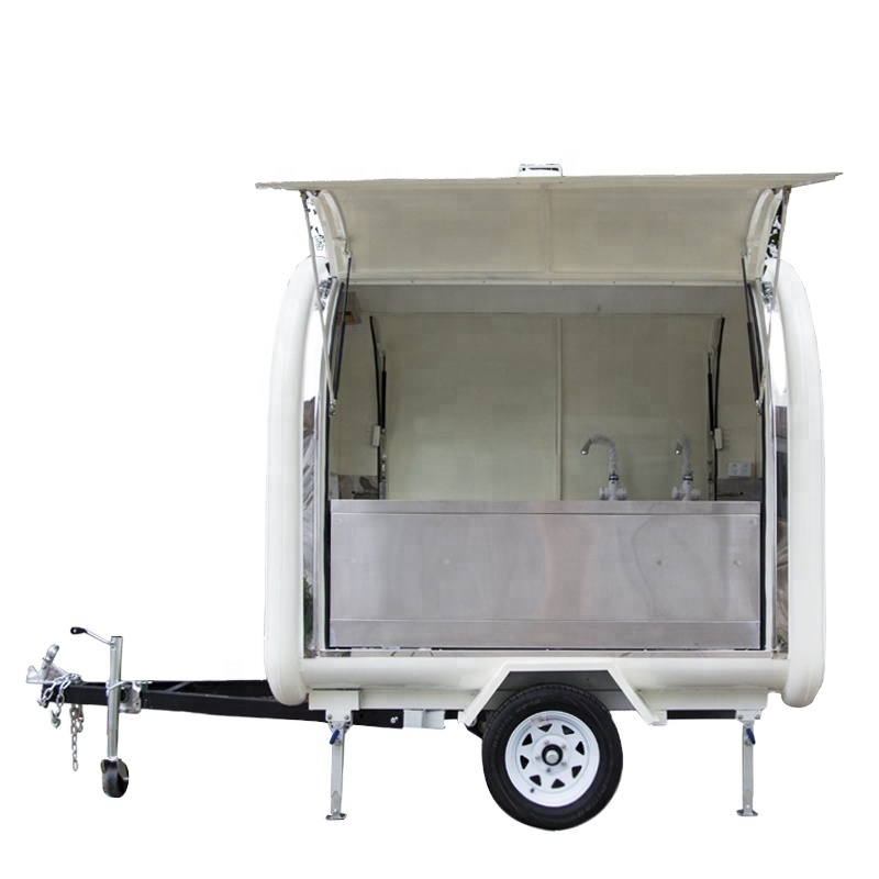 Stainless steel factory price mini mobile food trailer/food truck