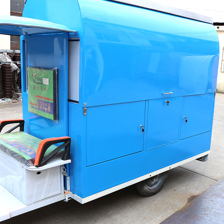 Saidong wholesale price electrical 3 wheels mobile coffee carts street hot dog van food trailer hot dog food truck for sale