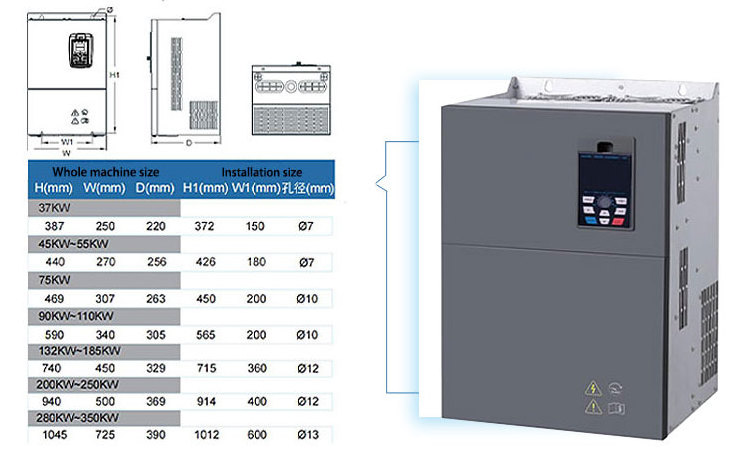 5.5kw 7.5kw 11kw 15kw 22kw 380v AC Drive/VFD/Speed Controller Variable Frequency Drive