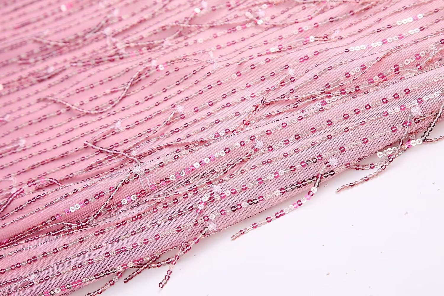 Dresses Sexy Gradient Pink Sequin Dresses Women Party Dress Club Wear Lady