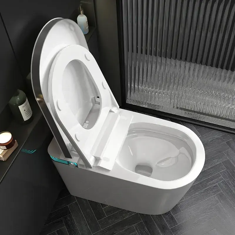 Best Selling Automatic Ceramic Sanitary Ware Smart Bidet Toilet Bowl With Tank Bathroom WC Intelligent