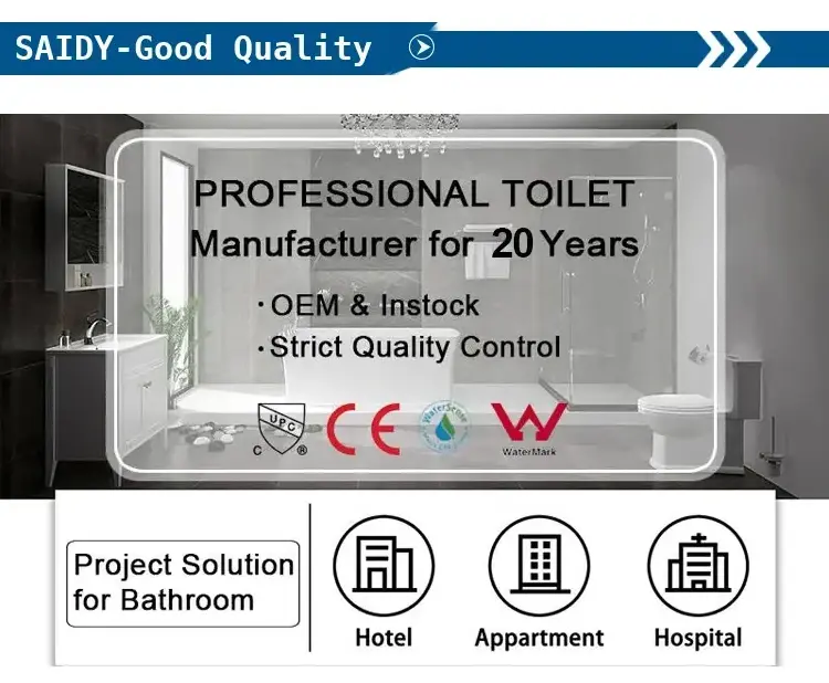 Best Selling Automatic Ceramic Sanitary Ware Smart Bidet Toilet Bowl With Tank Bathroom WC Intelligent