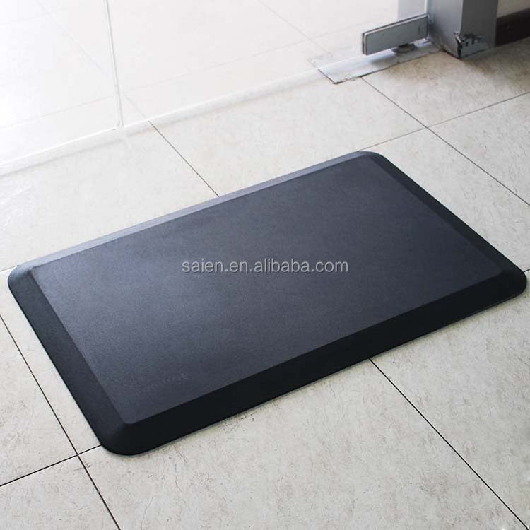 Comfortable Non- slip Anti Fatigue Kitchen and Standing Desk PU Foam Floor mat