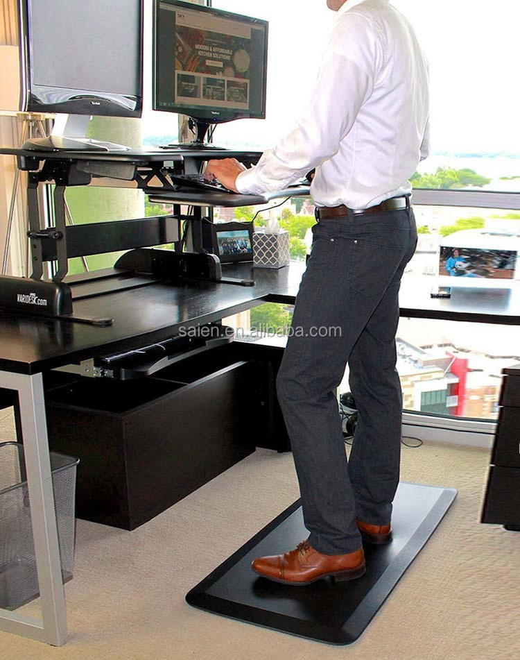 Comfortable Non- slip Anti Fatigue Kitchen and Standing Desk PU Foam Floor mat