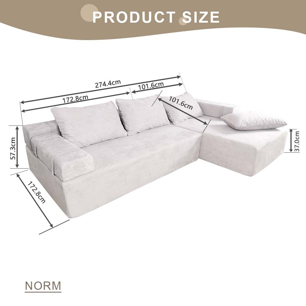 SOFA Modular Sectional Corner Sponge Foam Customized Modular Children Play Couch Sofa For Kids