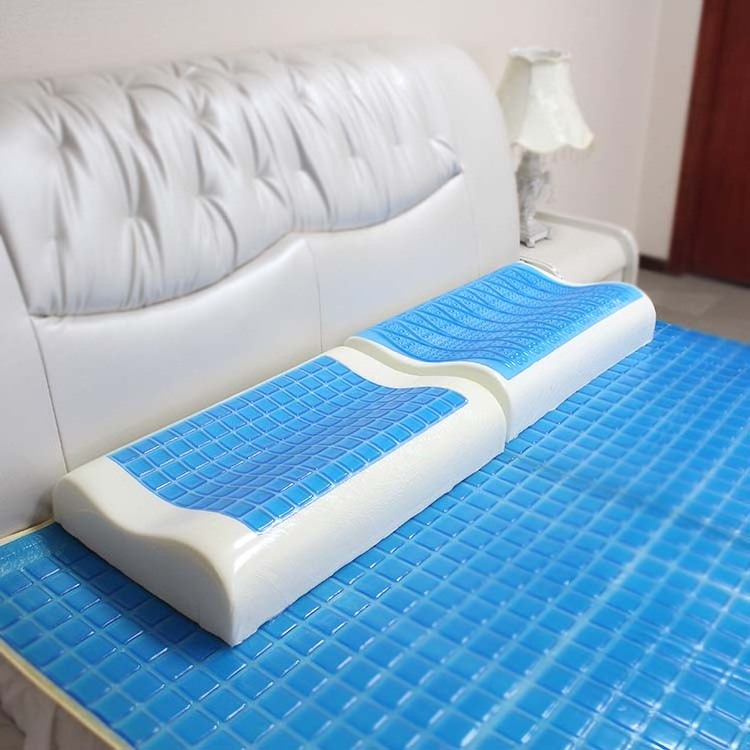 Promotion Visco Orthopedic Silica Memory Foam Ice Cool Comfort Gel Pillows