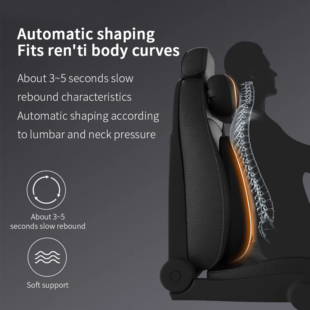 Patented Ergonomic Extra Dense Strong Support Firm Back Support Car, Chair, Sofa Lumbar Pillows Cushions