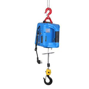 200KG Mini Construction Hoists Micro Portable Overhead Mini Electric Wire Rope Hoist