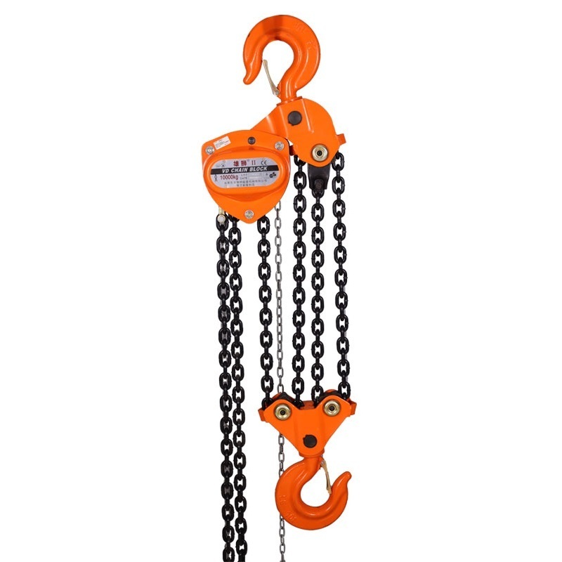 Chain Block Hook Safety Latch Pulley Blocks Handle Manual 200 Kg Manual Pulley Chain Block