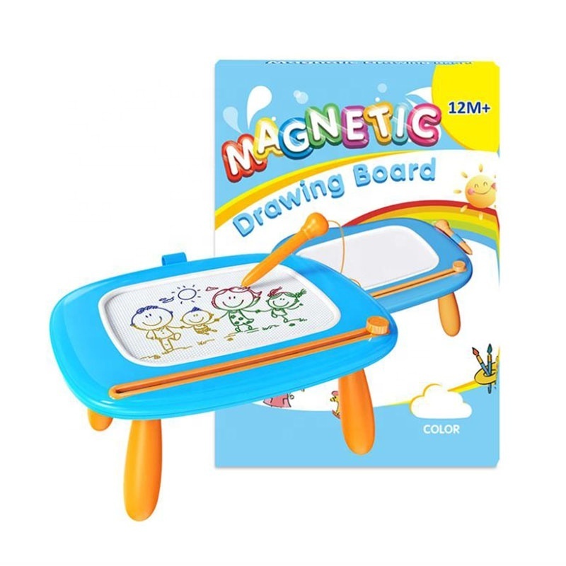 Custom Children's Magnetic Drawing Board Wood Frame Magnetic Drawing Board For Toddlers