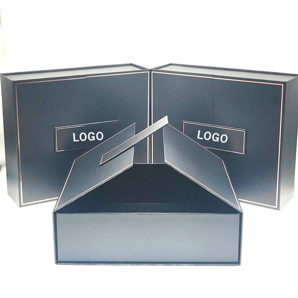 Custom Design Luxury Magnetic Double Opening Door Cosmetics Jewelry Storage Box Packaging Cajas De Papel Gift Boxes For Present