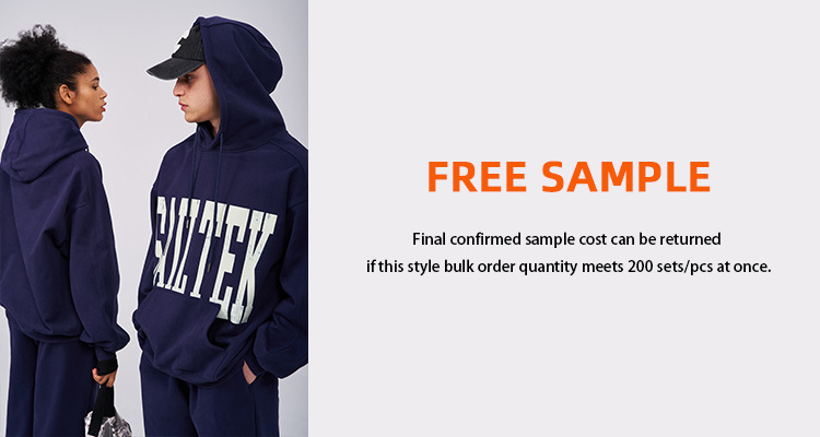 Unisex tracksuit sweatsuits sets 350 gsm fleece organic cotton two piece polo sweatshirt and sweatpants set for women and men