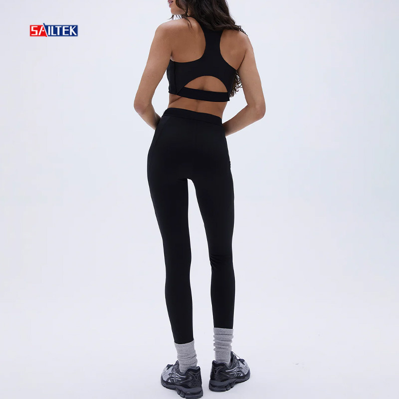 Wholesale workout clothing 2024 custom leggings set yoga clothes for women fitness gym sexy 2 piece tank top and yoga pant sets