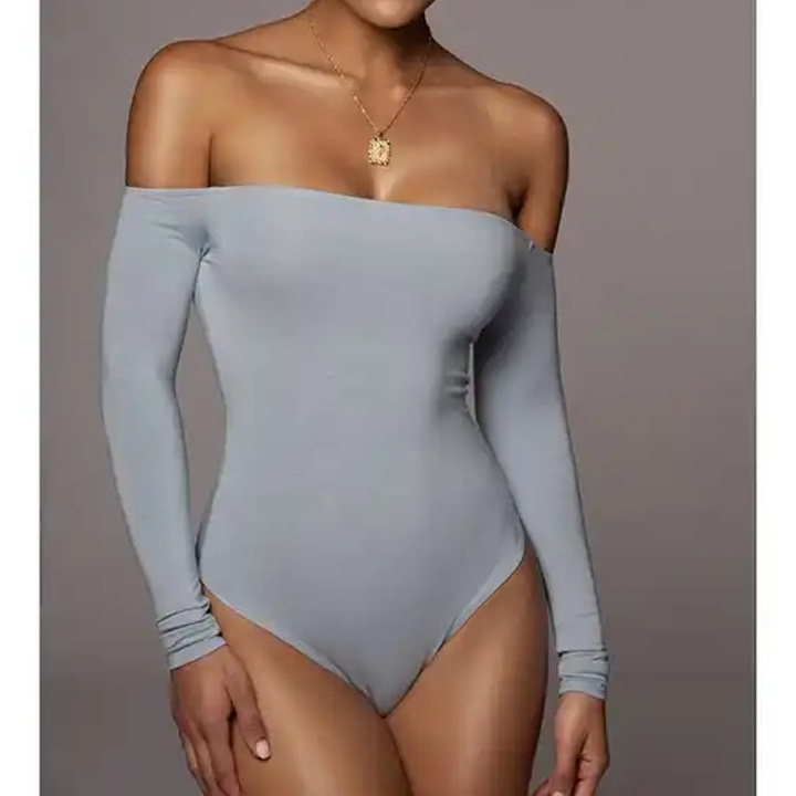 Sexy Bodysuit Women Tops Long Sleeve Rompers Womens Jumpsuit Skinny Jumpsuit Bodysuits Women One Piece Jumpsuits