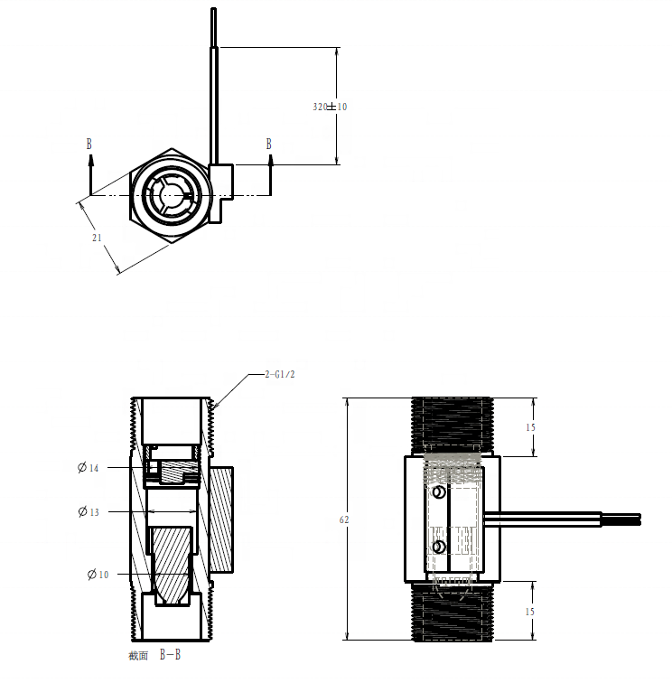 DN15 Stainless Steel DN15 Factory Price G 1/2