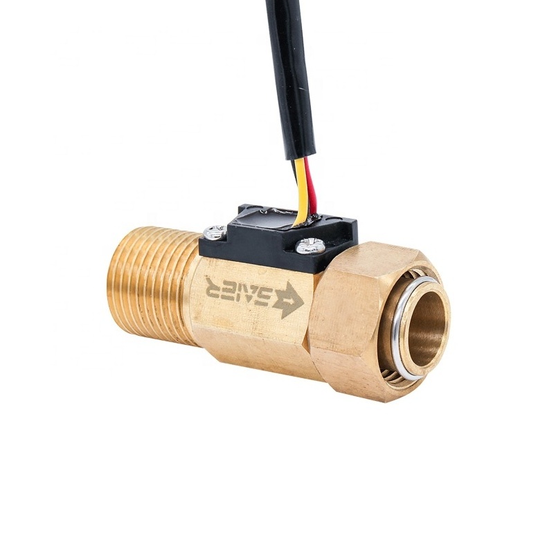 zigbee wifi water flow sensor  DC3V 5V 24V BRASS  flow meter sensor radar water water flow hall sensor 12