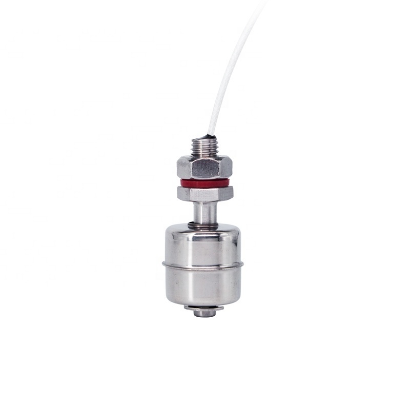 45mm Stainless Steel Float Level Switch 220v Liquid Level Sensor Switch Single Float Ball On Off Vertical Float Switch