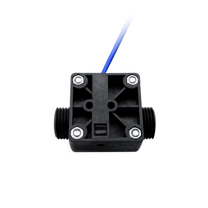 Nylon Material Water Flow Switch Flowmeters 10W Paddle Type Power Flow Switch