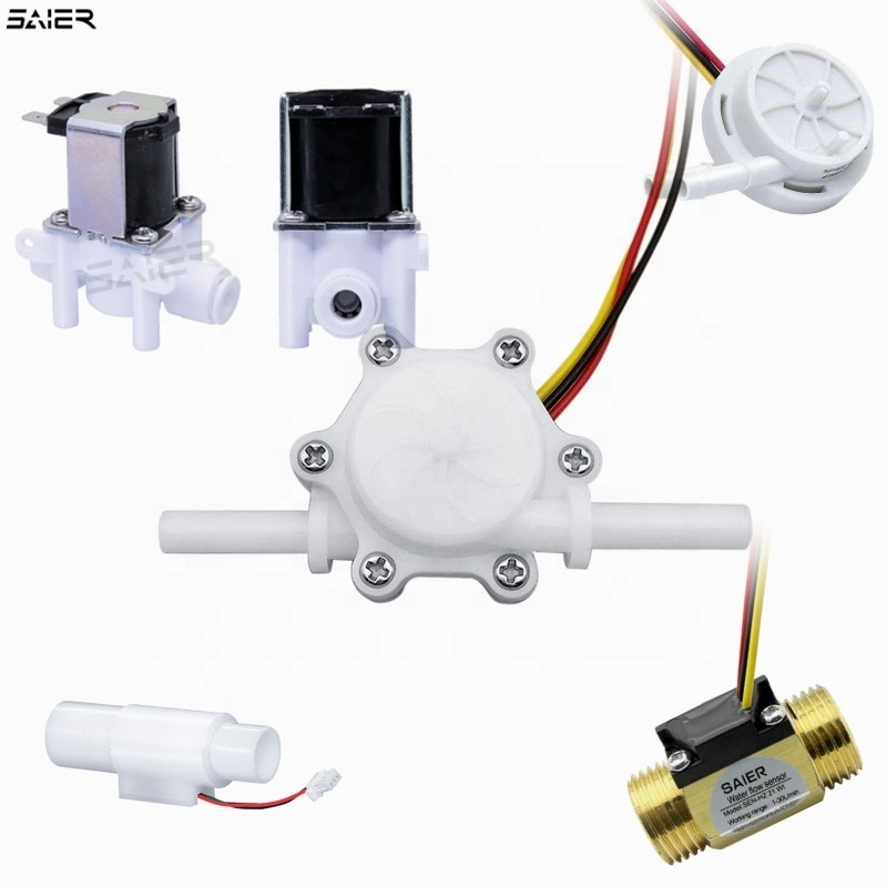 Mini Water Solenoid Valve 24V DC One Way  Water Washing Machine Dispenser Opening Sensor Automatic Solenoid Control Valve