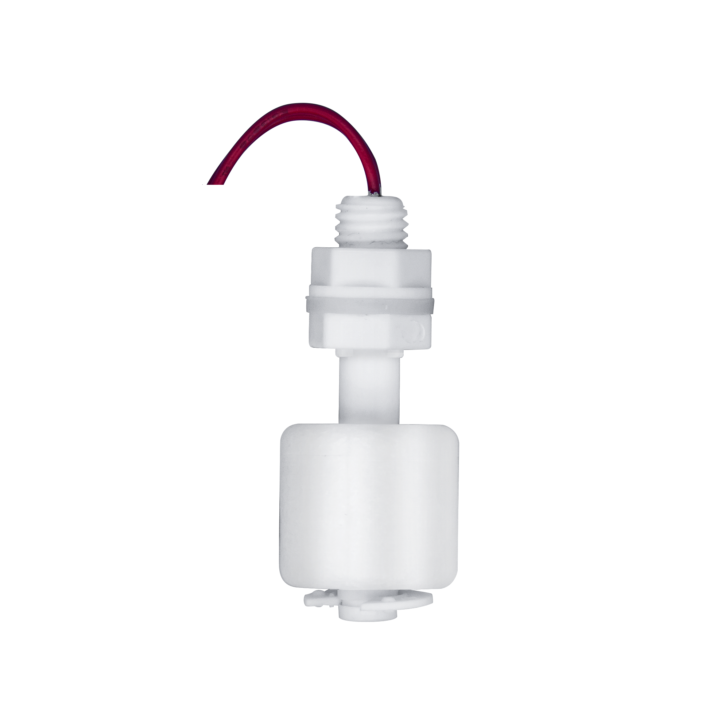 Normally Closed 10W Low Pressure Float Switch Mini PP Tank Pool Water Liquid Level Sensor Module Vertical Float Switch for Tank