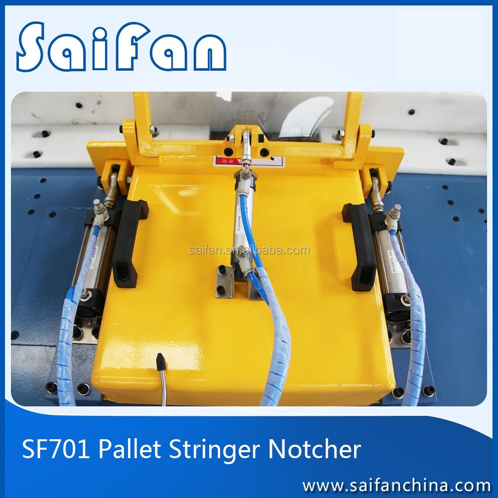 SF701 wood pallet machine notch machine pallet stringer notcher