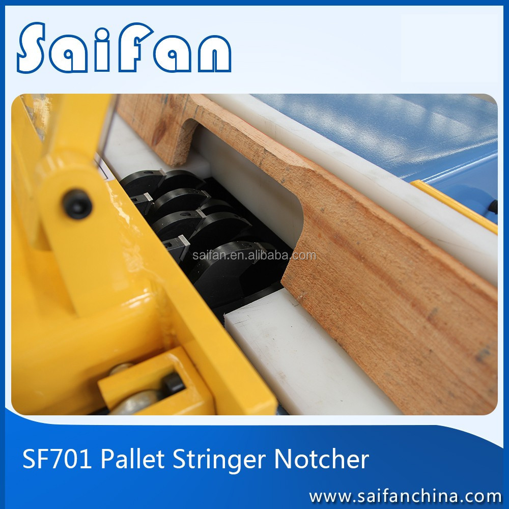 SF701 wood pallet machine notch machine pallet stringer notcher