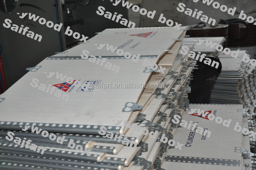 SAIFAN plywood wood packaging box for machine foldable shipping crates