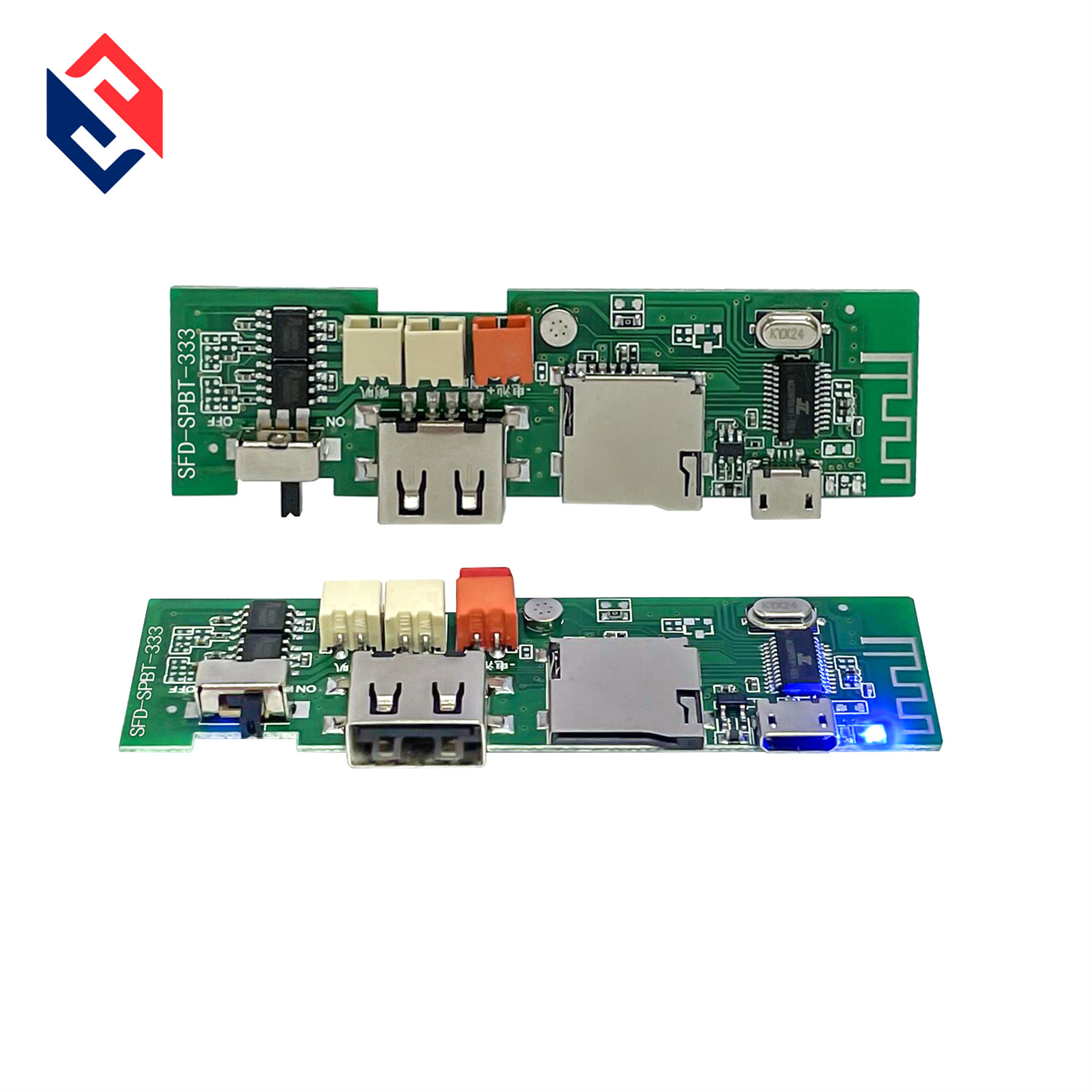 Mini FM Portable  Radio USB TF card MP3 BT5.0 Player Kit Circuit Board Pcb For Car music board for sound