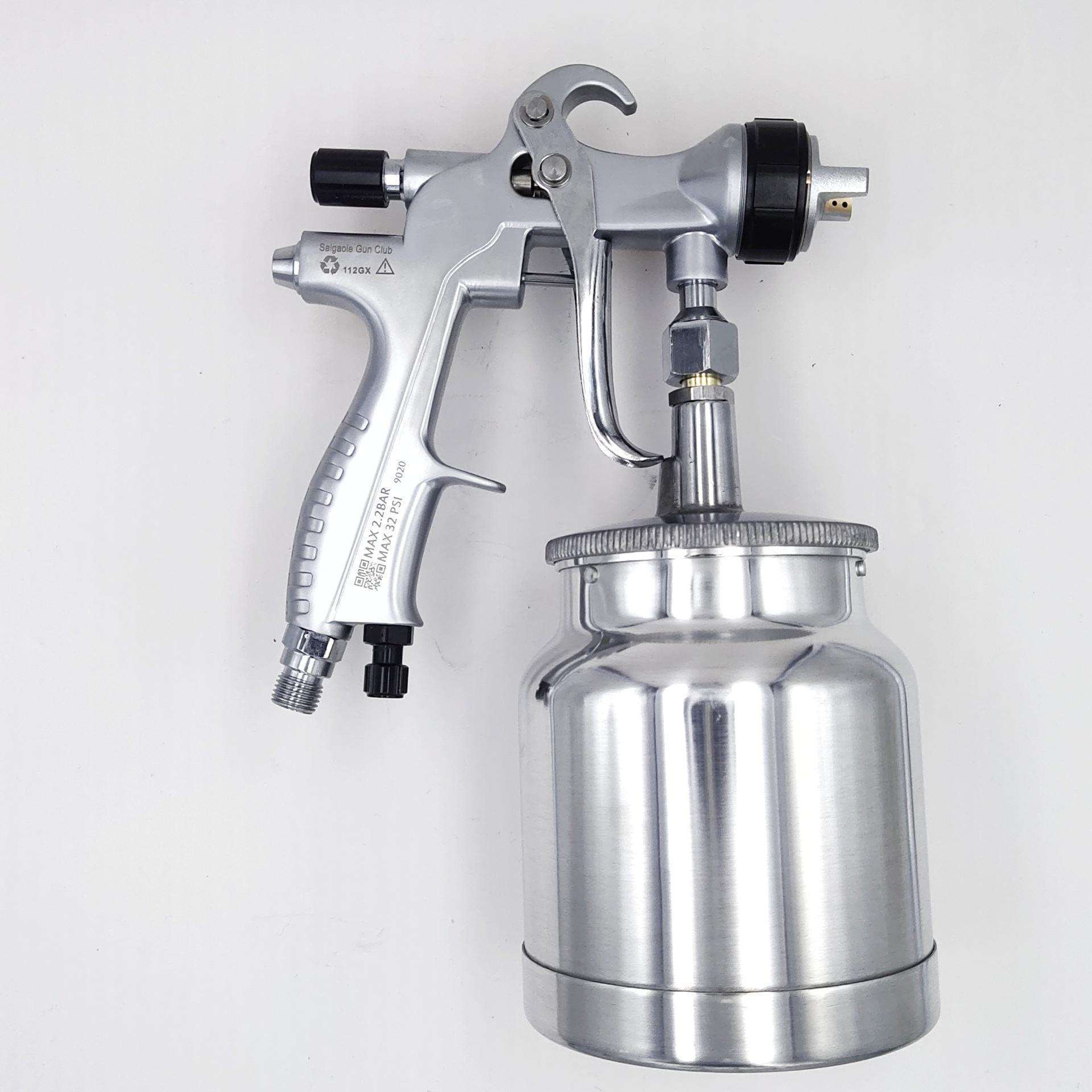 High Pressure Automotive Air Stainless Steel Pneumatic Tool Compressor Paint Spray Gun For Car