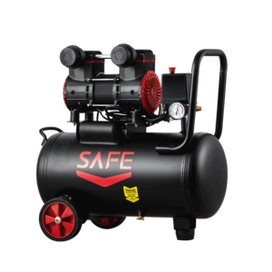 SAFE Low Price Cheap 220V 50Hz Portable Piston Air Compressor 8Bar 24L Oilless Silent Air Compressor Oil Free